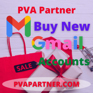 Buy New Gmail Accounts on PVA Partner